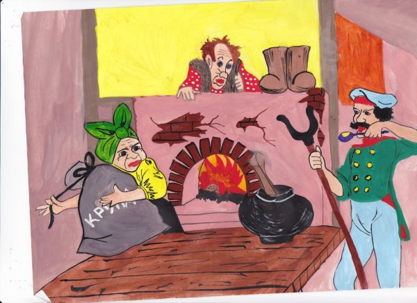 Каша из топора русская народная сказка