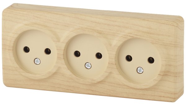 Розетка тройная Эра эксперт