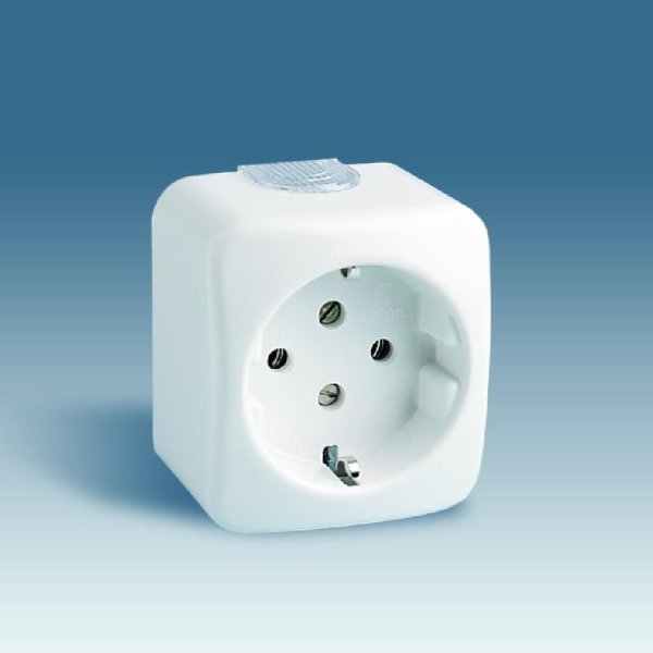 Simon розетка керамическая 25а 220в наруж уст