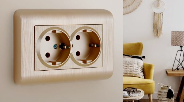 Розетка Werkel wl10-SKG-02-ip20