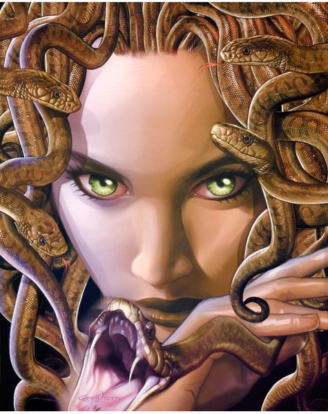 Богиня медуза Горгона