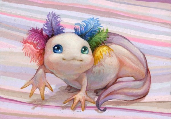 Мифический аксолотль