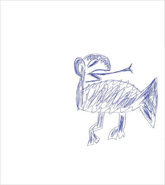 Рисунок несуществующего животного (по м.б. Дукаревич)