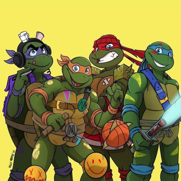Черепашки-ниндзя тмнт 2018