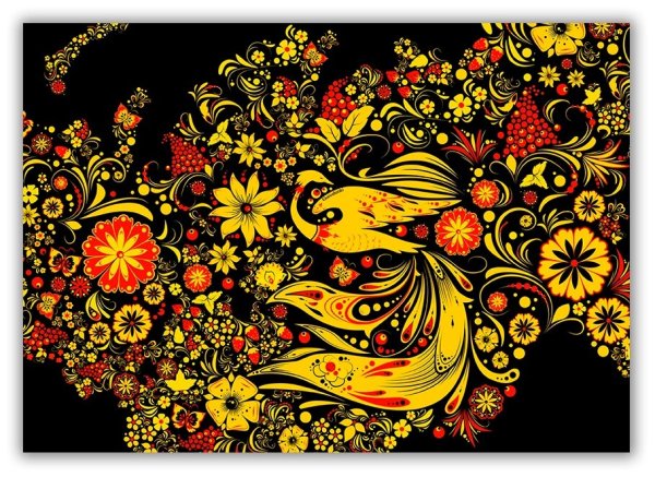 Магниты Хохлома