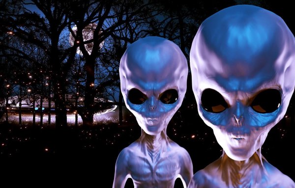 Красивая инопланетянка