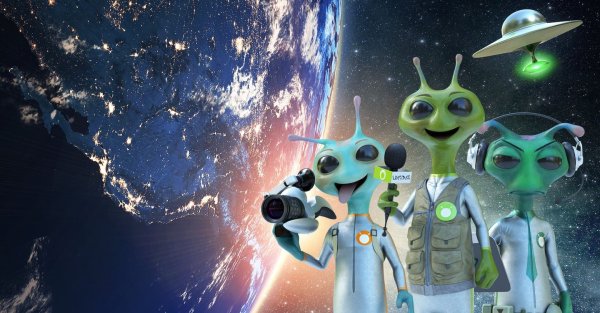 Фиолетовый инопланетянин