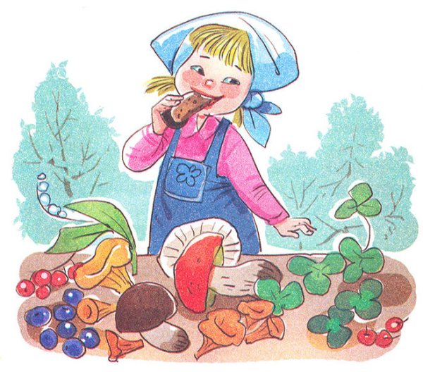 Лисичкин хлеб рисунок карандашом