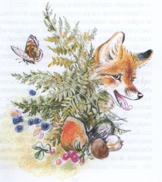 Лисичкин хлеб рисунок