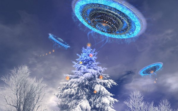 Космическая елка