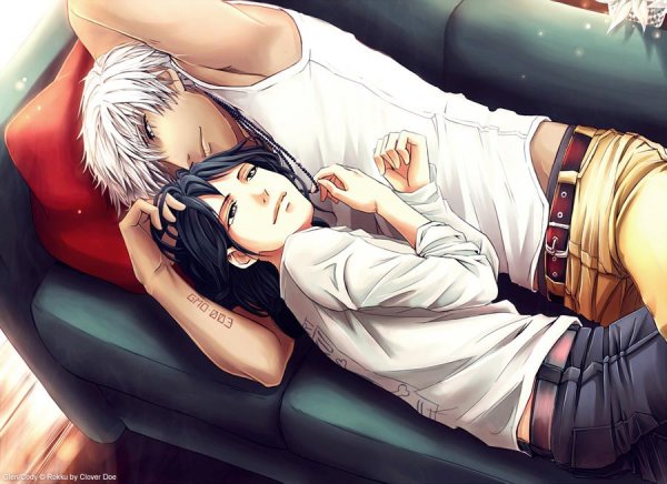 Чистая романтика арт 18 + Мисаки и Усаги