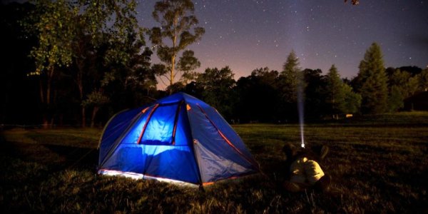 Ночевка в палатке