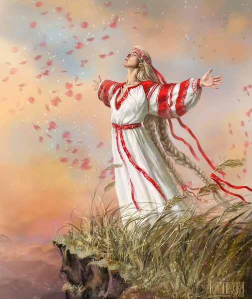 Образы славянской мифологии люди в костюмах