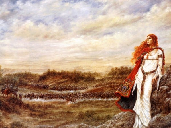 Девушка зима фэнтези