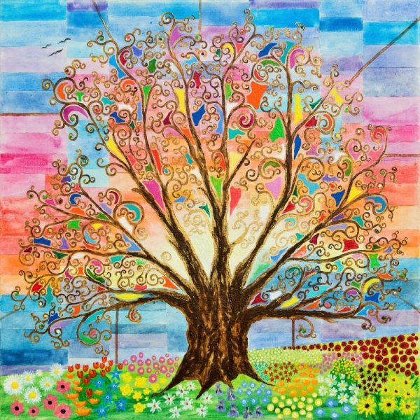 Картины с деревьями необычные