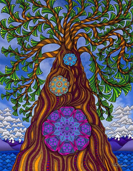 Мандала Древо жизни