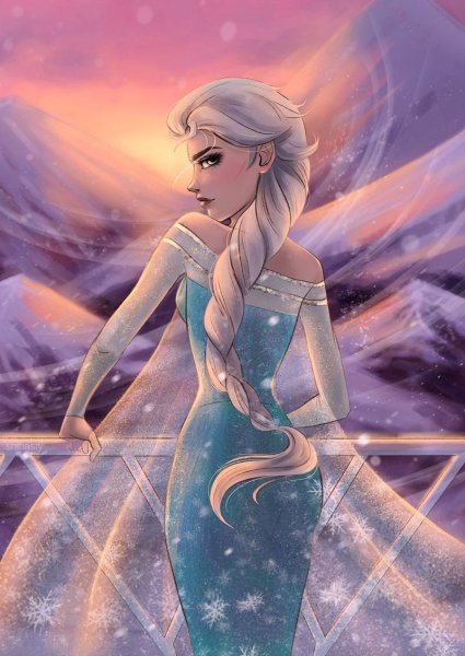 Дисней принцесса Эльза Elsa