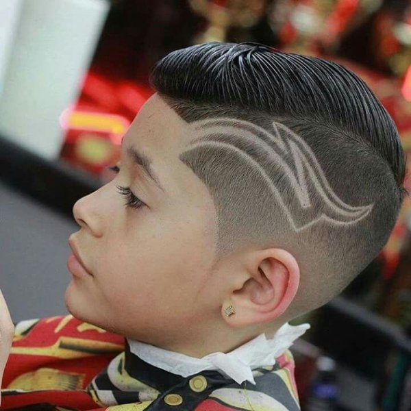 Стрижки для мальчиков с узорами