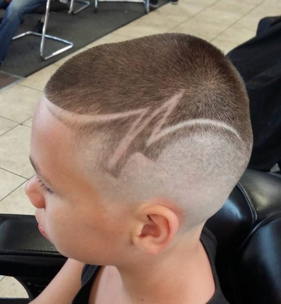 Стрижки для мальчиков с узорами