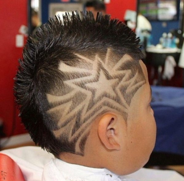 Выстриг для мальчиков звезда