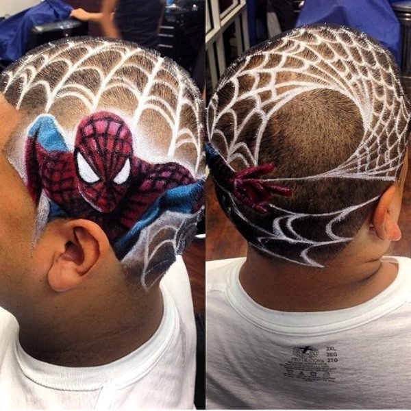 Рисунки на голове