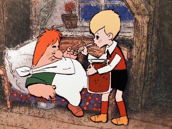 Малыш и Карлсон мультфильм