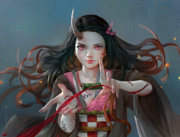 Demon Slayer аниме nezuko