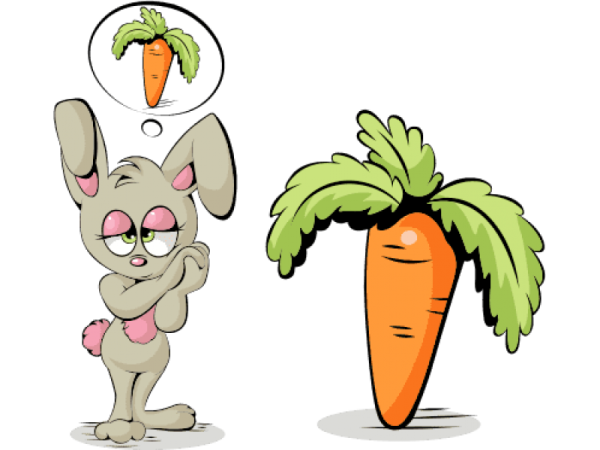 Зайчик с морковкой