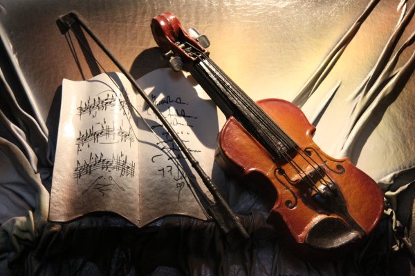 Моцарт со скрипкой