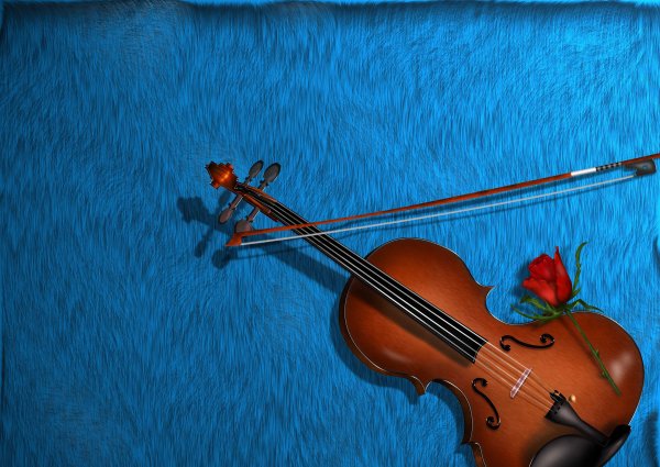 Обои на рабочий стол скрипка