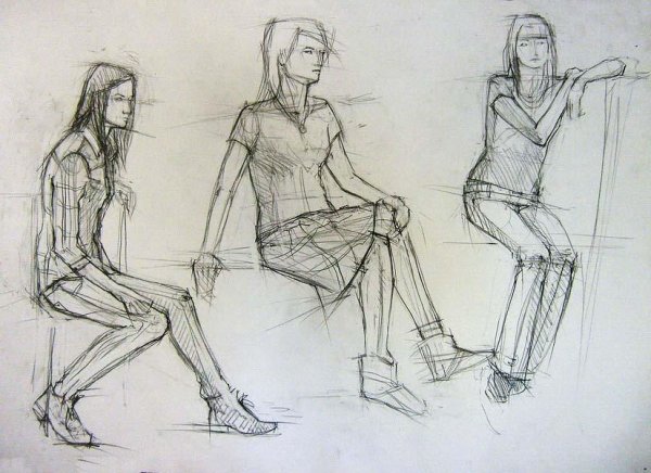 Наброски людей