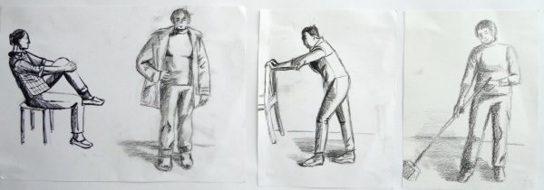 Набросок человека в полный рост