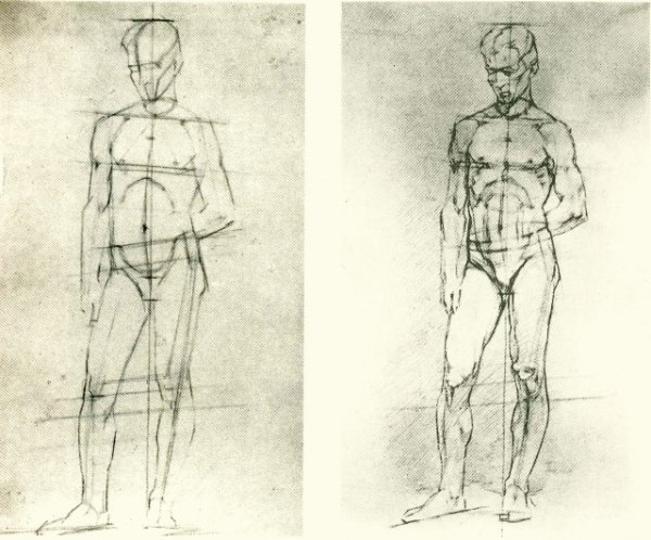 Фигура человека контрапост