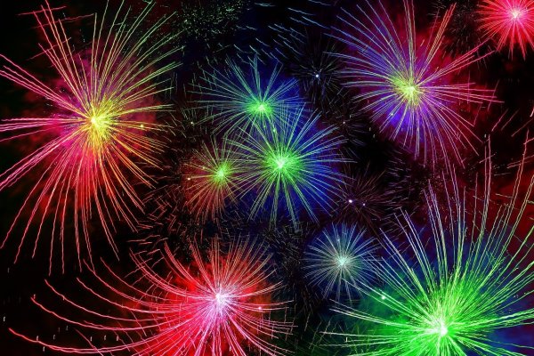 Красивый салют