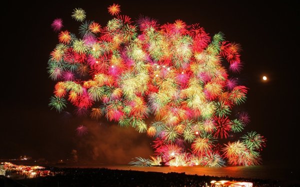 Японский фестиваль фейерверков Ханаби
