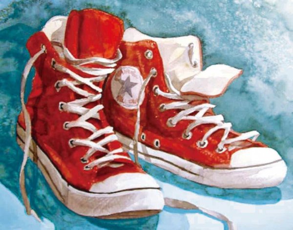 Разноцветные кеды