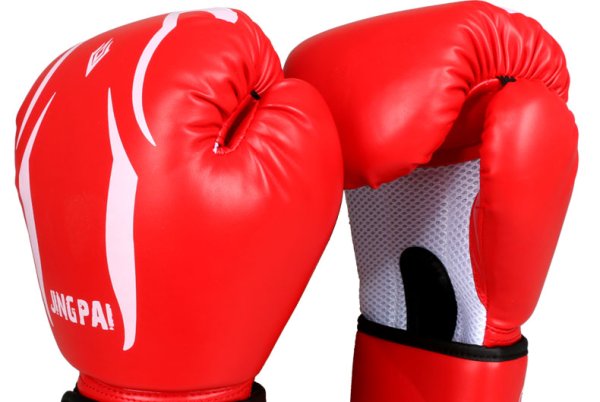 Перчатки боксерские детские красные bg100 OUTSHOCK