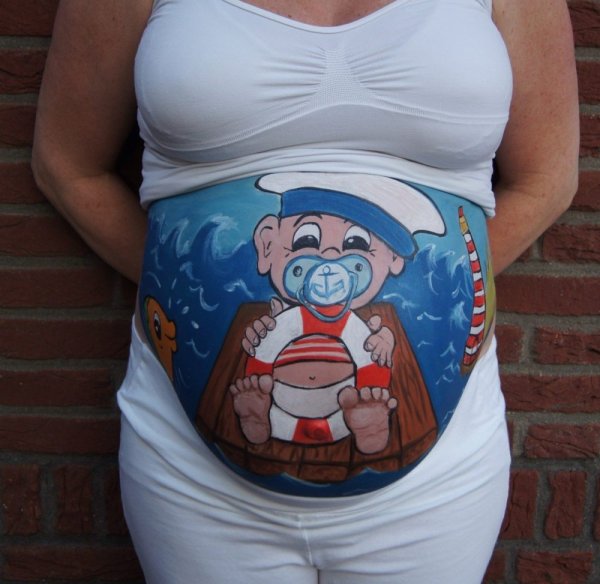 Картинки на животе беременной (42 фото)
