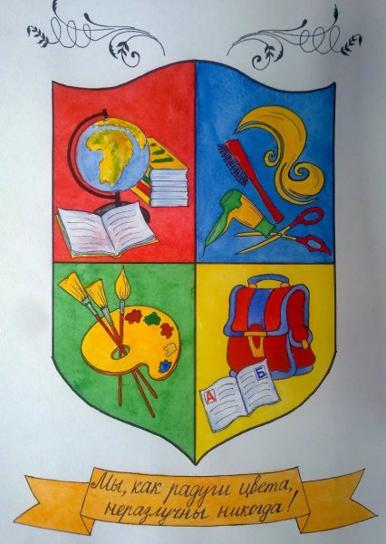 Нарисовать фамильный герб семьи