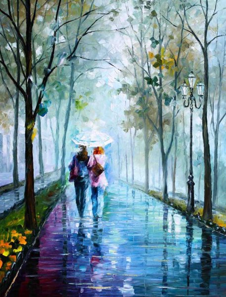 Афремов Леонид картины пара