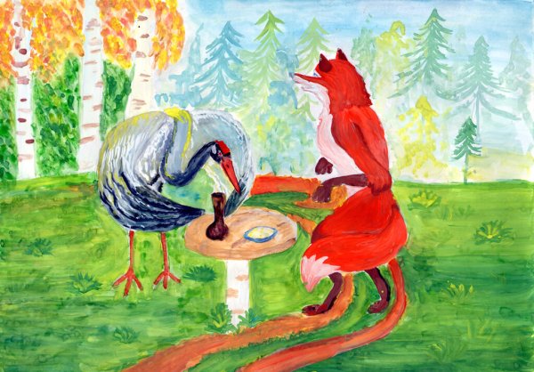 РНС лиса и журавль