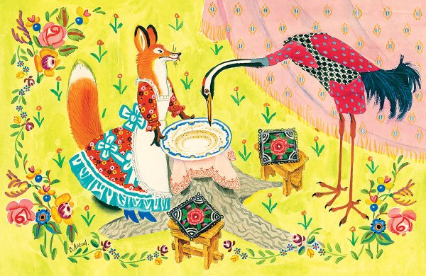 РНС лиса и журавль