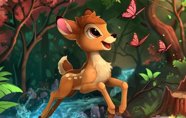 Олененок Бемби мультфильм