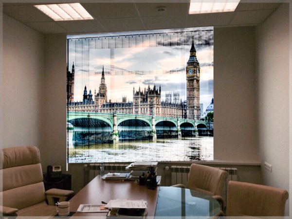 Вертикальные жалюзи с фотопечатью