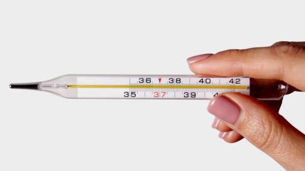 Шкала ртутного градусника