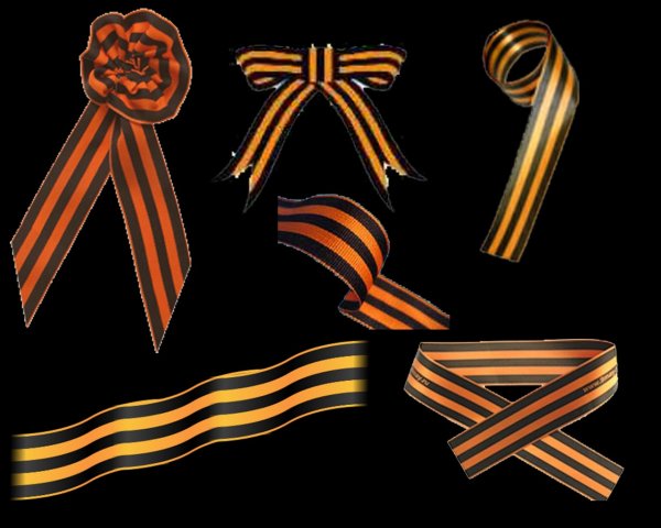 Георгиевская лента вертикальная