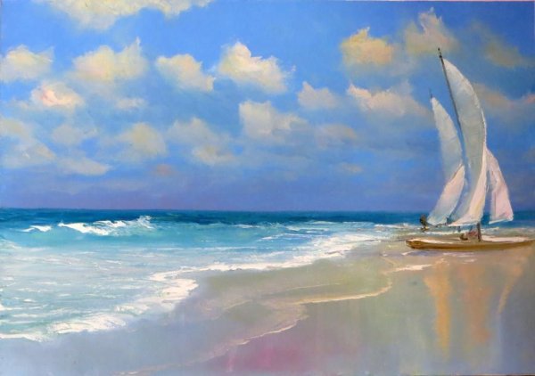 Морской пейзаж, Игорь Сахаров морской пейзаж