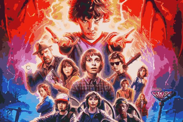 Stranger things Постер