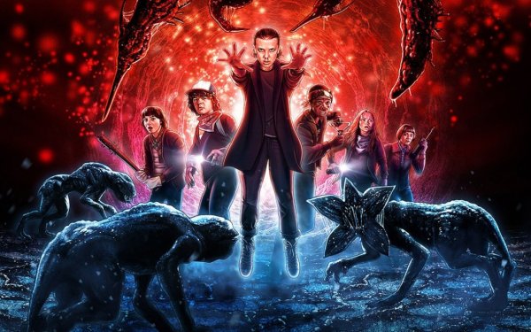 Stranger things 4 Постер