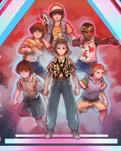 Арт одиннадцать stranger things